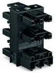 Wago 770-608, juodas, poliamidas, 25 A, 250 V, 30 mm, 48 mm