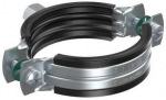 Walraven 2S vamzdžių spaustukas 96&ndash;103 mm &ndash; galvanizuotas 2 varžtų vamzdžių spaustukas su EPDM ir M8/10 sriegiu