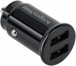 Kruger & Matz dvigubas USB 3100 mA automobilinis įkroviklis su Quick Charge 3.0 funkcija