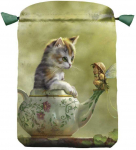 Lo Scarabeo Fantasy Cats satininis mai&scaron;elis kortoms