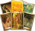 Blue Angel Mėlyna Angel Mėlyna Angel Wisdom Of The Golden Path Oracle Kortos