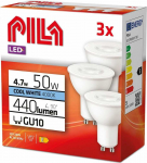Ledvance 3x Pila LED lemputė 4.7W (50W) GU10 MR16 reflektorius 36D 440lm 230V 4000K neutralus Signify 929003038351