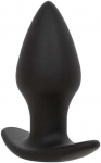 CalExotics Rock Bottom Silicone Intimate Plug 10 Vibrations Juodas