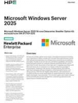 Hewlett Packard (HP) HPE &bdquo;Windows Server 2025&ldquo; 16 branduolių duomenų centro perpardavėjo parinkčių rinkinys (CZ EN Russia Pol Swe)