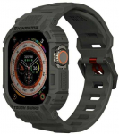 Skinarma apyrankė+Dėklas Mecha 2in1 Apple Watch 49mm olive