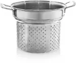 Plieninis makaronų kepimo įdėklas 24 cm ANETT 8 l