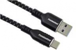 Kabelis USB PremiumCord USB-A - USB-C 1.5 m Baltai-juoda (ku31cx15)
