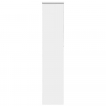 Naktinis roletas baltos spalvos 45x210 cm audinio plotis 40,7cm