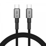 Tech-Protect UltraBoost DNA USB-C PD100W/5A kabelis 100cm &ndash; pilkas