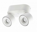 Lubinis &scaron;viestuvas GTV LED &scaron;viestuvas Bianco CCT, 16W, 680lm, ra&ge;80, ip20, 36&deg;, 2700/3300 / 4000K, apvalus, baltas