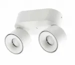 Lubinis &scaron;viestuvas GTV LED &scaron;viestuvas Bianco CCT, 16W, 680lm, ra&ge;80, ip20, 36&deg;, 2700/3300 / 4000K, apvalus, baltas