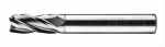 Grąžtas Fanar Baildon karbido galinis frezas DIN 6527 L FWP4L 8 mm, VHM TiAlN, Z4, 63-16 mm