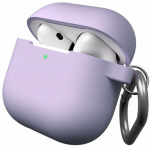 CULTURE KeyBudz Elevate raktų pakabukas &ndash; silikoninis apsauginis dėklas, skirtas 4 kartos &bdquo;AirPods&ldquo; (levandų spalvos)