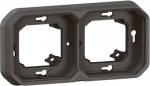 Legrand UCH.P/T 2-KR. ANTRACITO N.PLEXO55
