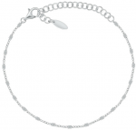 Brilio Silver Stilinga sidabrinė kulk&scaron;nies apyrankė ANK111W