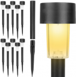 LED Sodo &scaron;viestuvai su saulės baterija, 10 vnt.