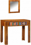 Makiažo stalas Ruda 90 x 45 x 75 cm Kietos akacijos mediena