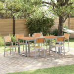 Susilankstantis krėslas 6 pcs Ruda 56 x 57 x 87 cm