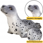 Lean Toys Pliu&scaron;inis ruonis, pilkas, 37 cm