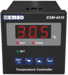 Metelli Emko ESM-4410.2.10.0.1/00.00/2.0.0.0 2 padėčių valdymas Temperatūros reguliatorius K 0&ndash;999 &deg;C Relė 7 A (I x P x A) 95 x 48 x 48 mm