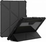 Nillkin Bumper PRO Protective Stand dėklas Multi-angle skirtas Samsung Galaxy Tab S10 FE juodos spalvos