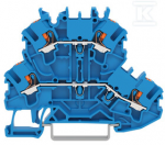 Wago 2 PAKOPŲ JUNGTIS: N/N 2202-2202 MĖLYNA