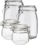 Winder Home Rinkinys HERMETINIAI Uždarytas stiklainis 2 x 1000 ml + 2 x 500 ml stiklainiai