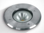 10W LED įleidžiamas į žemę &scaron;viestuvas, nerūdijančio plieno sp., 3000K, 69040/W