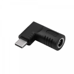 DC 6.5/4.4 mm + ki&scaron;tukas į USB Type-C adapteris - Lizdas kintamosios srovės adapteriui - Akyga AK-ND-D04