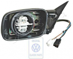 VAG Originalus Volkswagen i&scaron;orinis veidrodžio korpusas kairėje pusėje NOS VW Passat 357857507D