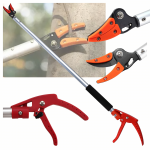 Realprices Genėjimo žirklės Žirklės medžių &scaron;akų genėjimui Vaisių skynimui Ilgos