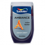 Spalvos testeris SADOLIN AMBIANCE DENIM DRIFT, visi&scaron;kai matiniai, 30 ml