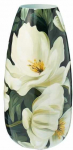 Home Styling Collection Vaza metalinė 30cm, baltos gėlės
