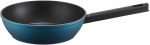 Keptuvė gili su powłoką Qualum Basic Azzurro 28 cm AMBITION