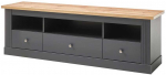 TV stovas Imv Westminster, 162 cm, tamsiai pilka/ąžuolinė