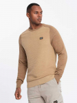 Ombre Clothing Megztinis vyrams rudas - ombre drabužiai