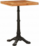 Bistro stalas Ruda 50 x 50 x 76 cm Kietos akacijos mediena
