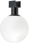 10W LED &scaron;viestuvas, montuojamas į NOVO bėgelį, juodos/baltos sp., 48V, 3000K, IP65, 4331800