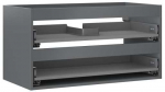 Praustuvo spintelės korpusas Mexen Box-A, 90 cm, 2 stalčiai, Graphite matt