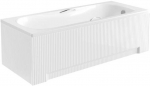 Vonia Besco Aria Plus, 150 x 70 cm, su rankenėlėmis ir rifliuota balta apdaila
