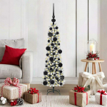 Dirbtinė Kalėdų eglutė Balta 120 cm PVC ir Metalas ir Plastikas