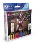 Ionic Smart Colors Akrilinių dažų rinkinys IONIC Dark Fantasy &ndash; 12 spalvų miniatiūroms