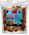 HiBrand Sp. z o.o. Bubu Pets skanėstas &scaron;unims triu&scaron;ių ir menkių kubeliai 500g