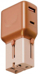 Įkroviklis jungiama į tinklą Energea TravelGo Adapteris 35 USB-A/USB-C 35W oranžinė