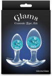 Ns novelties COSMIC GLAMS 2 vnt. mėlynas rinkinys