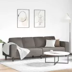 Sofa &Scaron;viesiai pilka 250 x 77 x 76 cm Kordūrinis audinys
