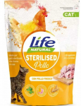 Life Pet Care Natūralus kačių ėdalas su sterilizuota vi&scaron;tiena, 800g
