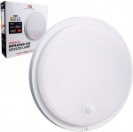 Lubinis &scaron;viestuvas &bdquo;Maclean&ldquo; LED &scaron;viestuvas su judesio jutikliu, PIR jutikliu, baltas, 10 W, IP65, 1000 lm, neutrali spalva, MCE525 W