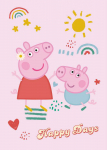 Peppa Pig &bdquo;Happy Days&ldquo; vilnos antklodė 100x140cm