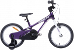 Ultralight children's bicycle TABOU Mini Lite MG, 18" violetinė-baltas